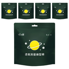 icon 愛康 透氧抑菌褲型棉, L 臀圍85-105cm, 2片, 5包