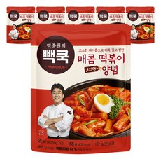 PAIK COOK 白種元辣炒年糕調味醬, 155g, 6個