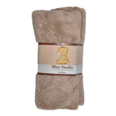 Mini Studio 超細纖維毛巾, 35x75cm, 適用於運動/擦乾/化妝, 卡其色, 1組