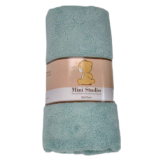 Mini Studio 超細纖維毛巾 35cm*75cm 20%尼龍 80%聚酯纖維, 綠色, 1組