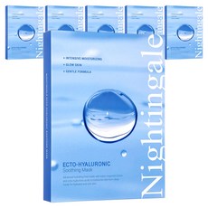 나이팅게일 엑토 히알루로닉 수딩 마스크 135ml, 5개입, 6개