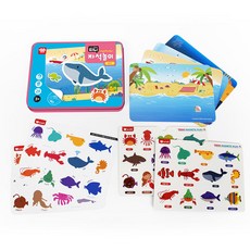 ariati 迷你磁性貼 海洋, 24件, 1個