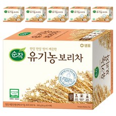 순작 유기농 보리차 티백, 10g, 30개입, 6개
