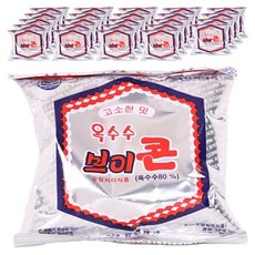진한제과 옥수수 브이콘, 50g, 25개