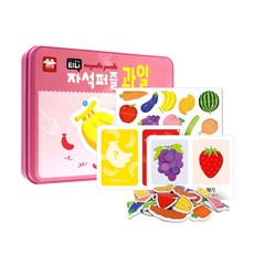 아리아띠 티니 자석퍼즐 과일, 1개, 32피스