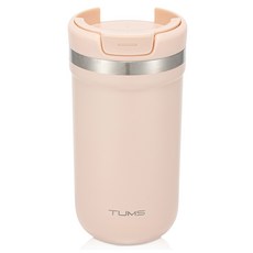 TUMS 鎖扣保溫杯, 425ml, Peach, 1個
