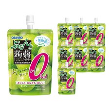 오리히로 샤인머스캣 0칼로리 곤약젤리, 130g, 8개
