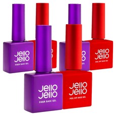 Jello Jello Peel-Off Base Gel + Fixer Base Gel, 單色, 3組