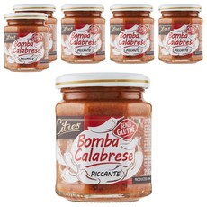 Citres 義式辣味辣椒醬 Bomba Calabrese Piccante, 無麩質, 200g, 6罐