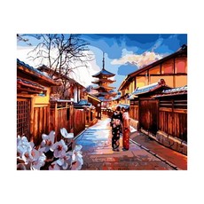 ArtLife 藝術生活 數字油畫DIY DT141 50 x 40cm, 春水游, 1個