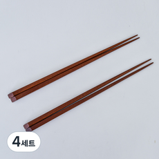 Humming Chef 玫瑰木漆壽司筷2雙組, 棕色, 4套, 單品