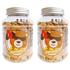 Jamie 恬蜜 黑糖風味骨頭餅 台灣產, 140g, 2罐