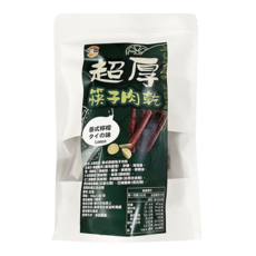 太禓食品 超厚筷子肉乾, 泰式檸檬, 160g, 1包