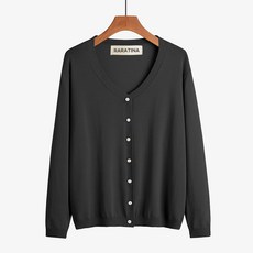 Lalatina 女款 Harley 冰絲薄款長袖開襟衫