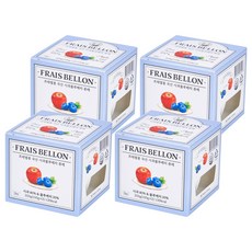 프레벨롱 국산 과일퓨레, 사과블루베리, 200g, 4개