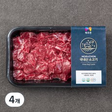 목우촌 국내산 소고기 양지 세절 국거리용 (냉장), 300g, 4개