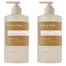 케라시스 클린노트 바디워시 파우더리 코튼향, 800ml, 2개