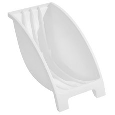 E.dot 簡約直立式餐盤收納架 圓弧造型 加厚穩固, 1個