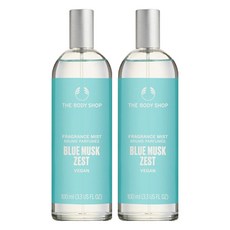 더바디샵 후레그런스 미스트 블루 머스크 제스트, 2개, 100ml