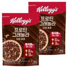 Kellogg's 家樂氏 黑巧克力蛋白質格蘭諾拉麥片, 350g, 2包