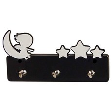 Homecoco 3入天使壁掛架, 黑色, 1個