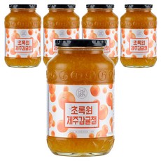 초록원 제주감귤잼, 1kg, 5개