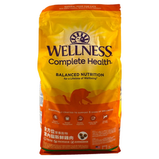 WELLNESS 寵物健康 全方位營養穀物系列 室內貓 乾飼料 5lb, 新鮮雞肉, 2.27kg, 1袋
