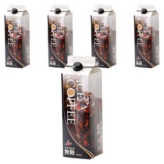 Seiko coffee 冷萃黑咖啡, 5個, 1L