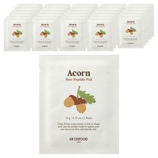 스킨푸드 에이콘 포어 펩타이드 휴대용 패드 2매입 10g, 1개입, 30개