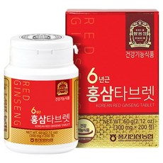 Korean Red Ginseng 六年根紅蔘錠, 1罐