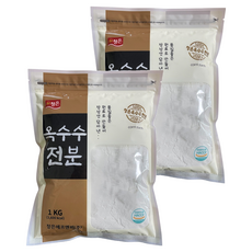 Cheongeun F&B 玉米風味澱粉, 1kg, 2個
