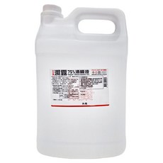 安皮露 潔露75%酒精, 4L, 1桶