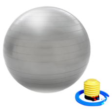 퍼스트피트 필라테스 요가 짐볼 + 펌프, 그레이(짐볼)