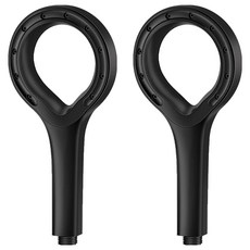 MONACO OLIVE 強力暴雨型蓮蓬頭, 2個, 黑色