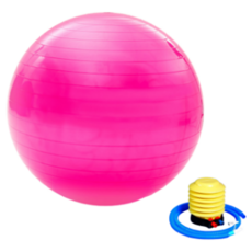 퍼스트피트 필라테스 요가 짐볼 + 펌프, 핑크(짐볼)