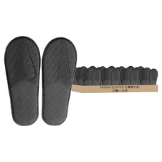 TAIWAN SLIPPER 台灣犀利趴 輕便不織布 紙拖鞋 格紋, 30雙, 灰色