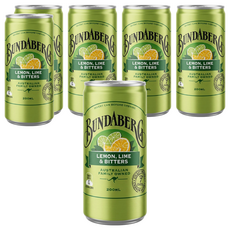 BUNDABERG 賓德寶 青青檸檬 氣泡飲, 200ml, 6罐