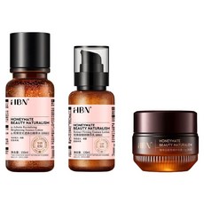 HBN 早C晚A水乳咖啡因眼霜組 特證版發光水 + 雙A乳 + 眼霜, 1組