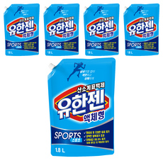 Yuhangen 運動氧氣漂白劑 液體型, 5個, 1.8L