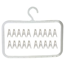 翔駿親子 雙層曬衣架 20夾, 1組