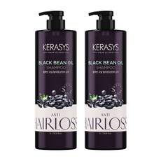 KERASYS 黑豆油強健髮根洗髮精, 1L, 2個