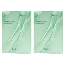 김정문알로에 라 센스 로에 큐어 리알로에 피토 그린 앰플 마스크, 10개입, 2개