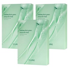 김정문알로에 라 센스 로에 큐어 리알로에 피토 그린 앰플 마스크, 10개입, 3개