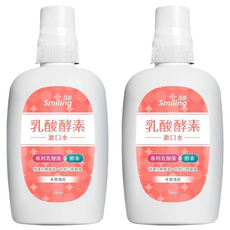 Smiling 百齡 乳酸酵素漱口水 水果薄荷, 700ml, 2瓶