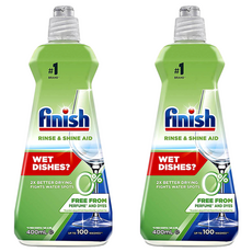 피니시 린스에이드 식기세척기 헹굼보조제, 400ml, 2개