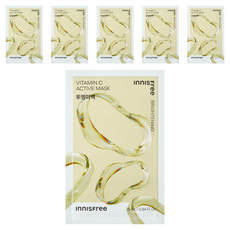 INNISFREE 維他命C活性面膜, 1片, 6包