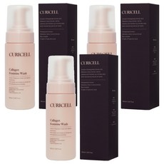 Curicell 膠原蛋白親膚女性私密處清潔凝膠, 150ml, 3個