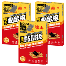 鱷王 強力黏鼠板 超厚黏膠 新誘引配方 SGS黏度認證, 2片, 3盒