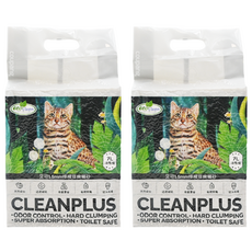 ECO Clean 艾可 1.5mm 極細豆腐貓砂 - 活性炭 7L 可沖馬桶 除臭, 2.5kg, 2包