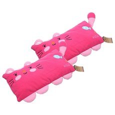 恐龍造型兒童枕頭, 深粉色, 2個